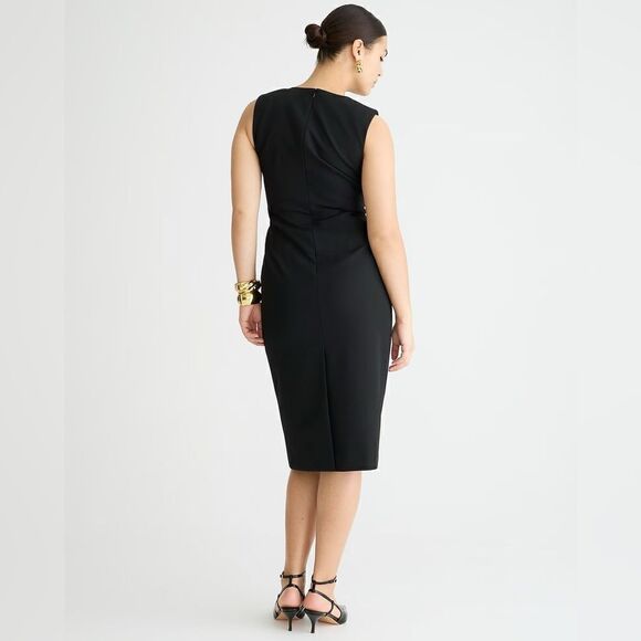 NWT J. Crew Interview dress in four-season stretch in white - Picture 3 of 11